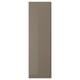 VOXTORP Door, high-gloss dark grey-brown/vertical handle, 60x200 cm