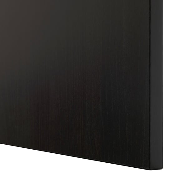 Crisp black tv bench angle. Smooth surface, clean lines. Modern & functional.