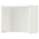 BILLY bookcase, white, rectangular, simple design, flat panels, shelf unit.