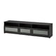 BRIMNES TV bench, black, 216x41x54 cm