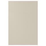 Beige HAVSTORP cabinet, smooth & modern design, acrylic paint fibreglass, rectangular.