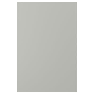 HAVSTORP light grey kitchen cabinet doors with a smooth finish. These rectangular, fiberboard doors are perfect for modern kitchen designs.