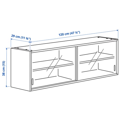 Illustration with measurements for the product: KNOXHULT.