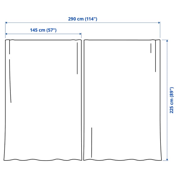 Illustration with measurements for the product: MATILDA.