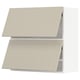 A beige METOD kitchen cabinet with a modern design, made of particleboard and fiberboard, featuring smooth surfaces and clean lines.