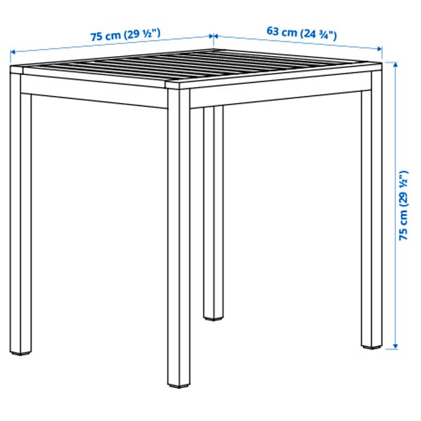 Illustration with measurements for the product: NÄMMARÖ.