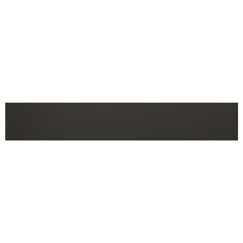 Black rectangular panel from recycled wood and plastic, smooth finish.