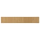 A SINARP oak veneer shelf with a clear lacquer finish, rectangular shape, and smooth design.
