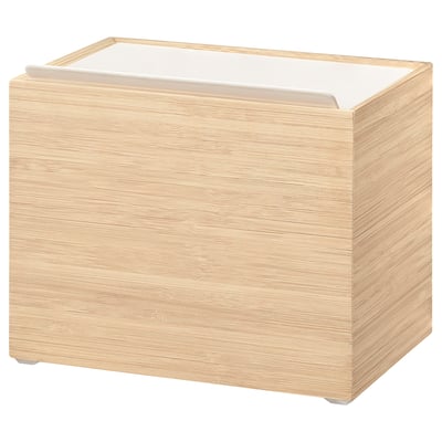 Light wood STEGESUND box, rectangular, lid, bamboo, minimalist.