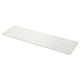 White marble effect countertop, rectangle, modern design.