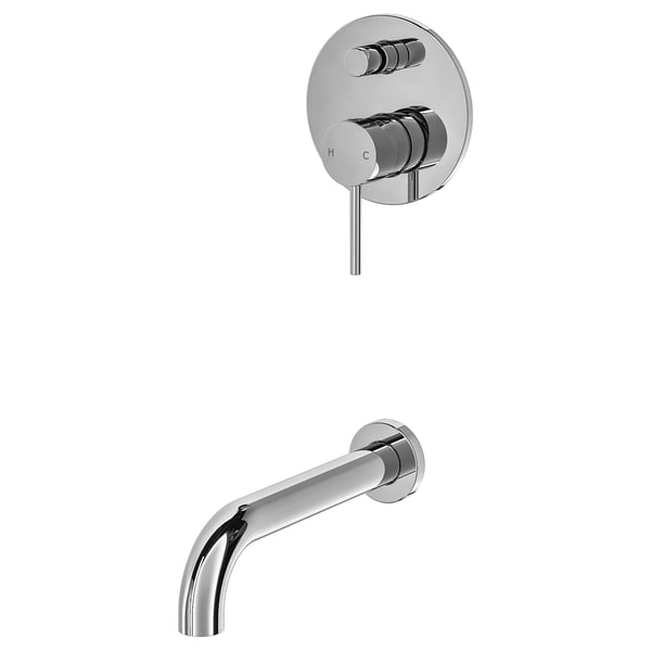 VALLAMOSSE chrome bathroom tap set, contemporary design