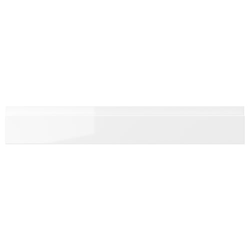 VOXTORP white high gloss drawer front - modern smooth surface