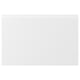 VOXTORP, a matte white kitchen drawer with integrated handles, featuring a sleek and modern design.