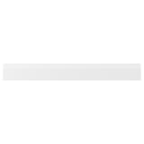 VOXTORP matte white drawer front, minimalist design with integrated handles, fibreboard material.