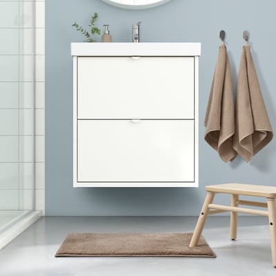 BACKMÅRA دعّاسة للحمّام, بيج, ‎40x60 سم‏