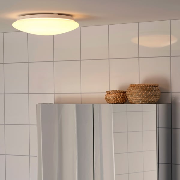 BARLAST مصباح LED سقف/حائط, أبيض, 25 سم