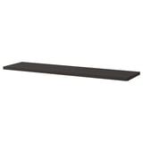 BERGSHULT رف, بني-أسود, 120x30 سم