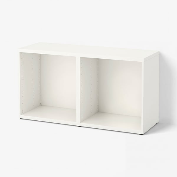 BESTÅ هيكل, أبيض, 120x40x64 سم