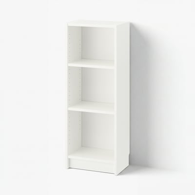 BILLY مكتبة, أبيض, 40x28x106 سم