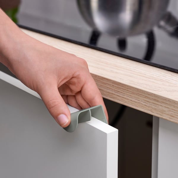DRAGSMARK يد بتعليق, رمادي-أخضر, 40 مم