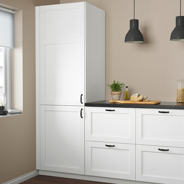 ENKÖPING باب, أبيض مظهر الخشب, 40x100 سم