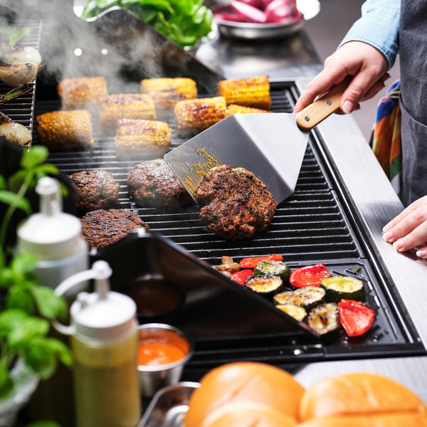 GRILLTIDER سكين همبرجر, ستينلس ستيل/زان, 30 سم