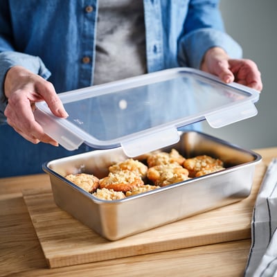 IKEA 365+ غطاء, كبير مستطيل/بلاستيك