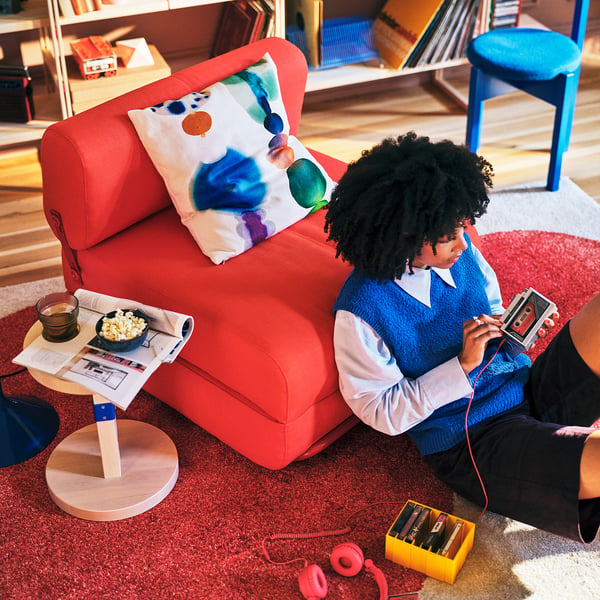 IKEA PS 2026 غطاء وسادة, عدة ألوان, ‎50x50 سم‏