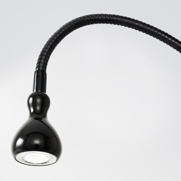 JANSJÖ مصباح LED USB, أسود, 38 سم