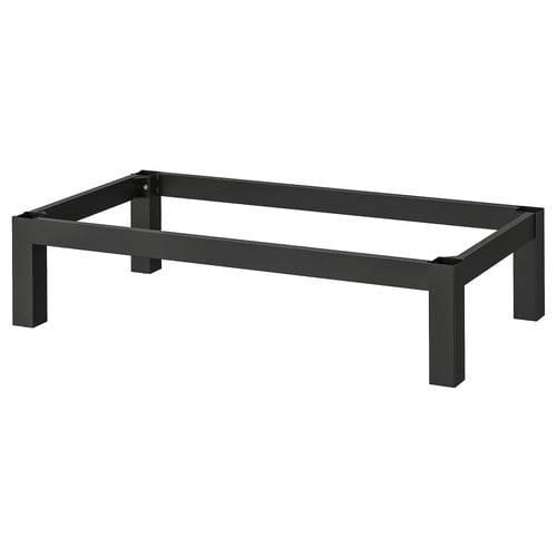 KALLAX إطار سفلي, أسود, 76x39x18 سم
