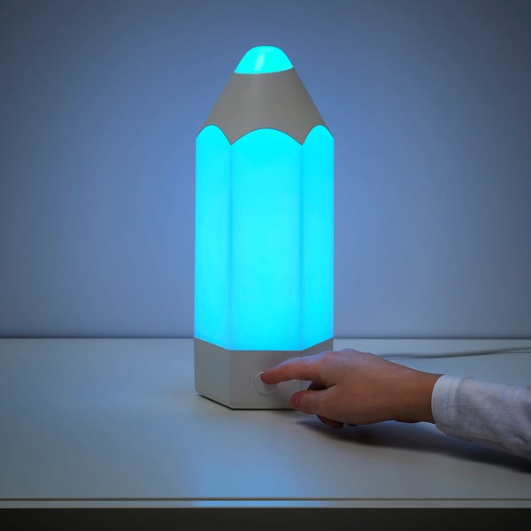 PELARBOJ مصباح طاولة LED, عدة ألوان