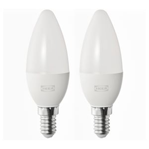 SOLHETTA لمبة LED E14 470 لومن, نجفة/أبيض أوبال