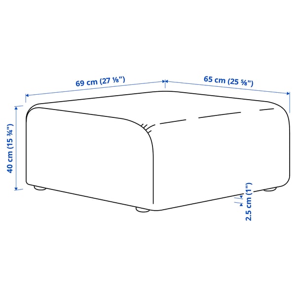 STOCKHOLM 2025 بوف, Djurmo رمادي/أبيض
