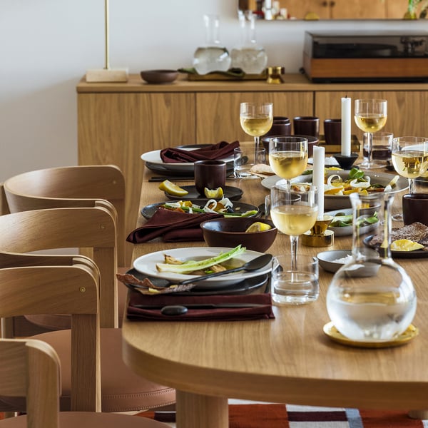 STOCKHOLM 2025 صحن جانبي, أسود, 18 سم