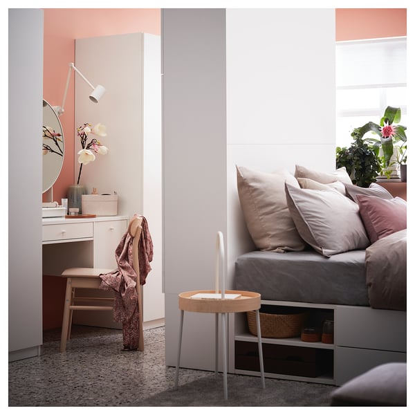 SYVDE طاولة زينة, أبيض, 100x48 سم