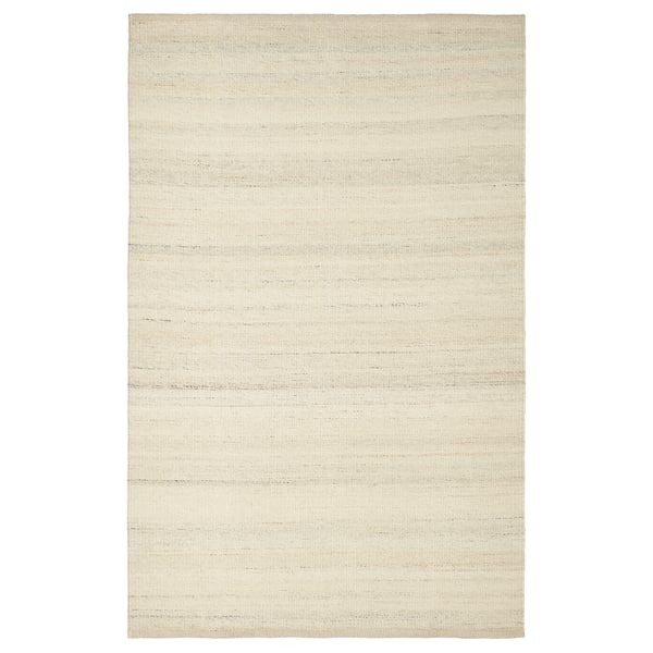 TIDTABELL سجادة، غزل مسطح, بيج, 200x300 سم