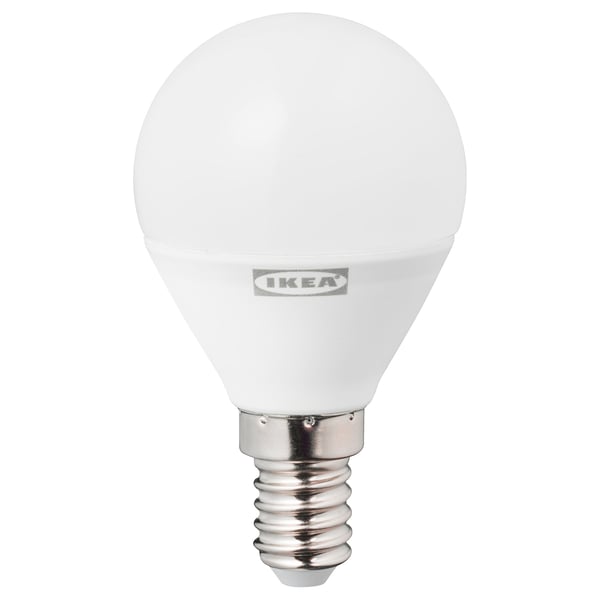 TRÅDFRI لمبة LED E14 470 لومن, ذكي تعتيم لاسلكي/طيف أبيض كروي