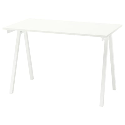 TROTTEN مكتب, أبيض, 120x70 سم