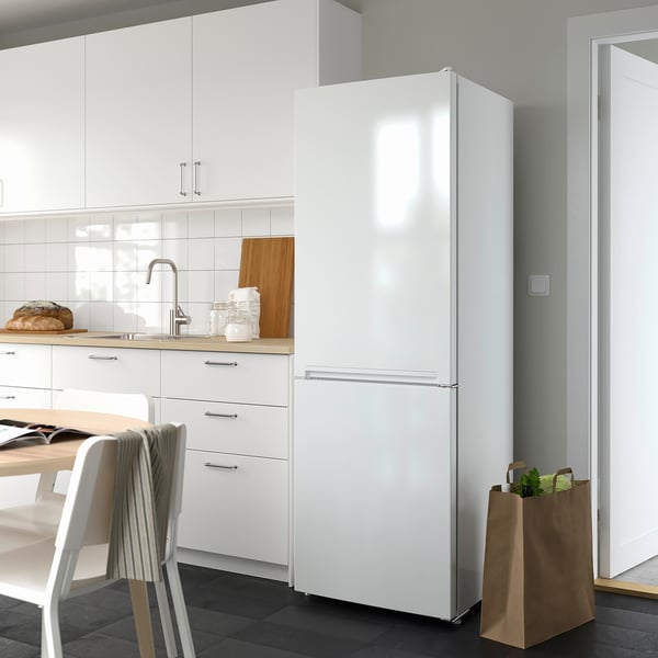 VINDÅS ثلاجة/مجمدة, IKEA 300 مستقل/أبيض, 223/120 ل