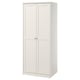 FÅGELFJÄLLET Wardrobe with 2 doors, off-white, 82x60x194 cm
