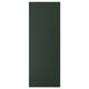 Green rectangular kitchen cabinet door, smooth wood-like finish.