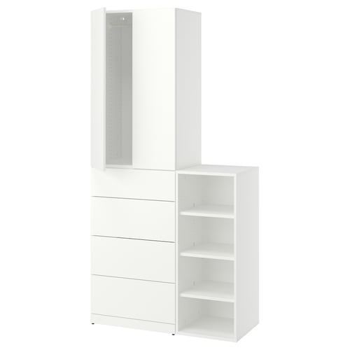 LASTARE Storage combination, white, 100x42x201 cm
