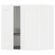 METOD white kitchen unit - modern, rectangular with adjustable shelves and drawer, classic wooden design.