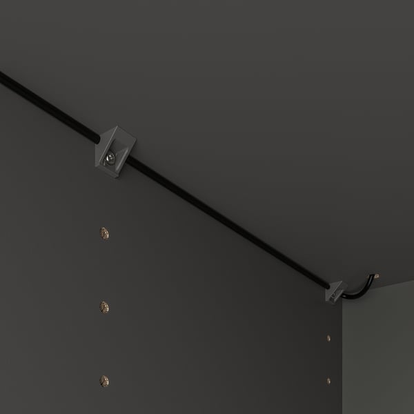 Modern wardrobe with led sensor.