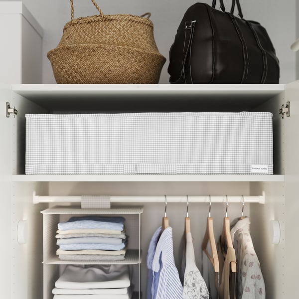 STUK Storage case, white/black, 71x51x18 cm