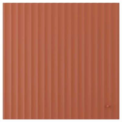 TERRSJÖ Door, red-brown wave pattern, 60x60 cm
