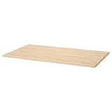 TROTTEN Table top, ash effect, 120x70 cm