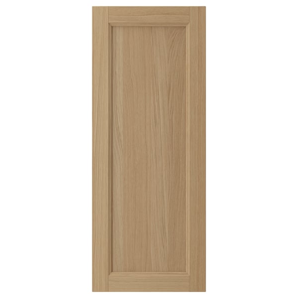 Oak cabinet door, light, rectangular, natural grain