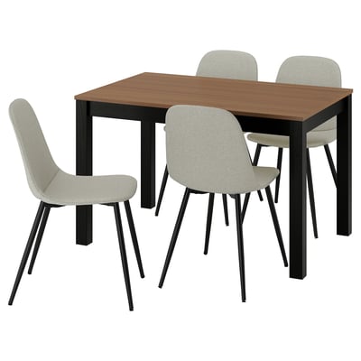 ÅLHULT / NORDMANSSKÄR Table and 4 chairs