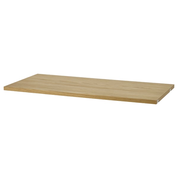 BOAXEL light wood shelf, rectangular, simple design.